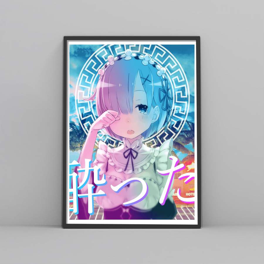 Anime Cry Aesthetic Poster