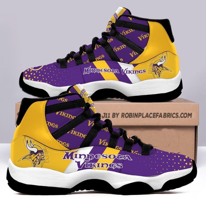 Minnesota Vikings Air Jordan 11 Sneaker