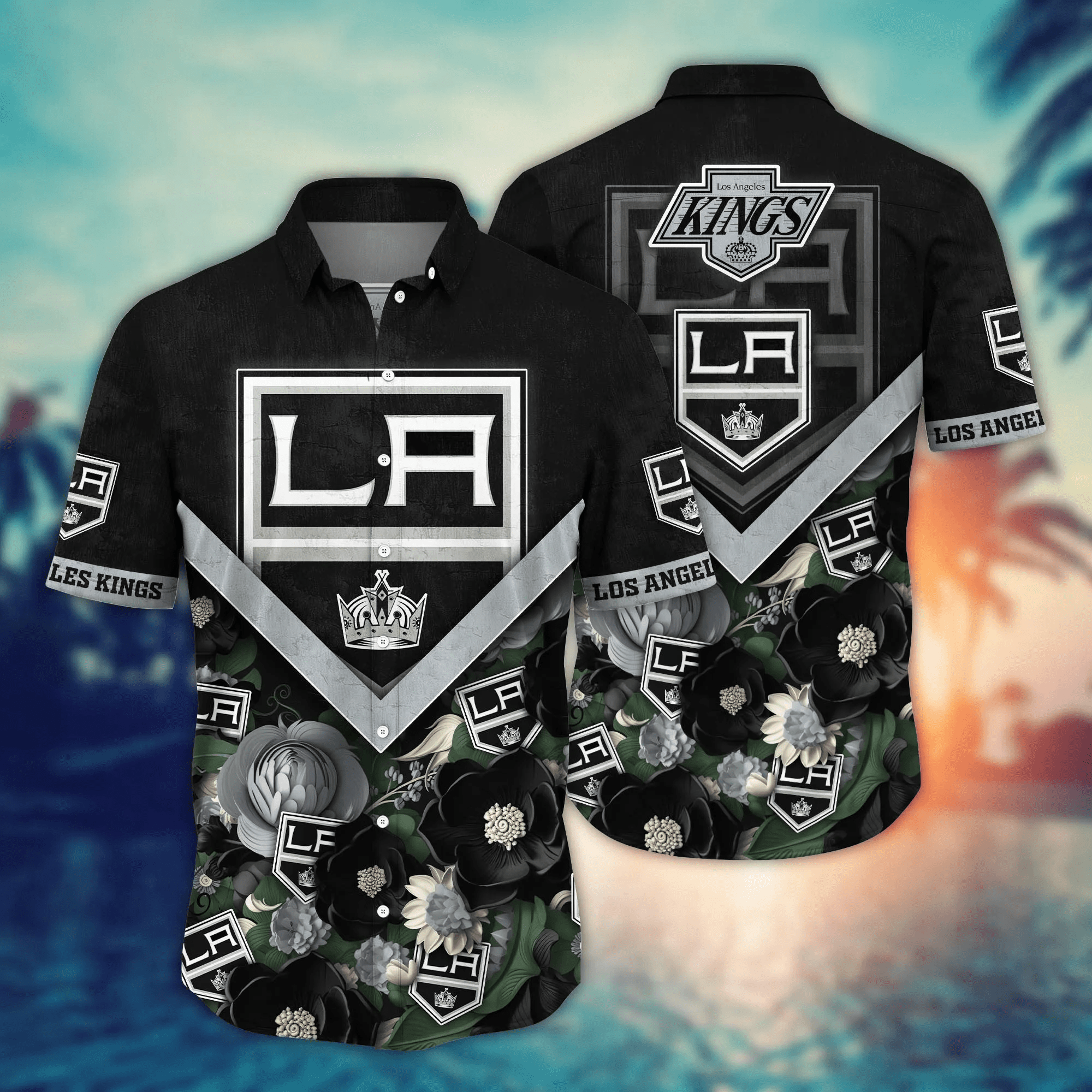 Los Angeles Kings Nhl Hawaiian Shirt Custom Beach Balls Aloha Shirt