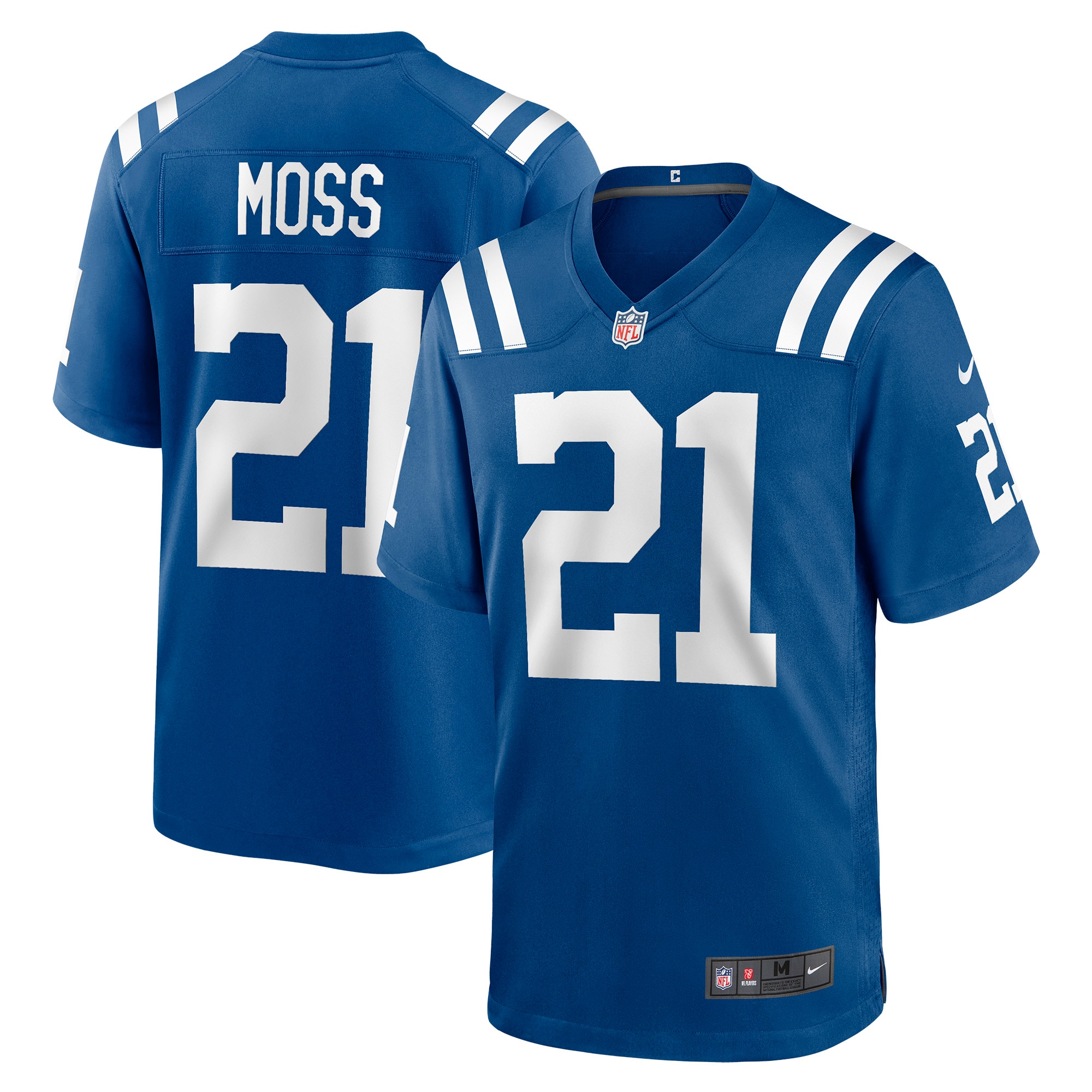 Zack Moss Indianapolis Colts Game Player Jersey – Royal