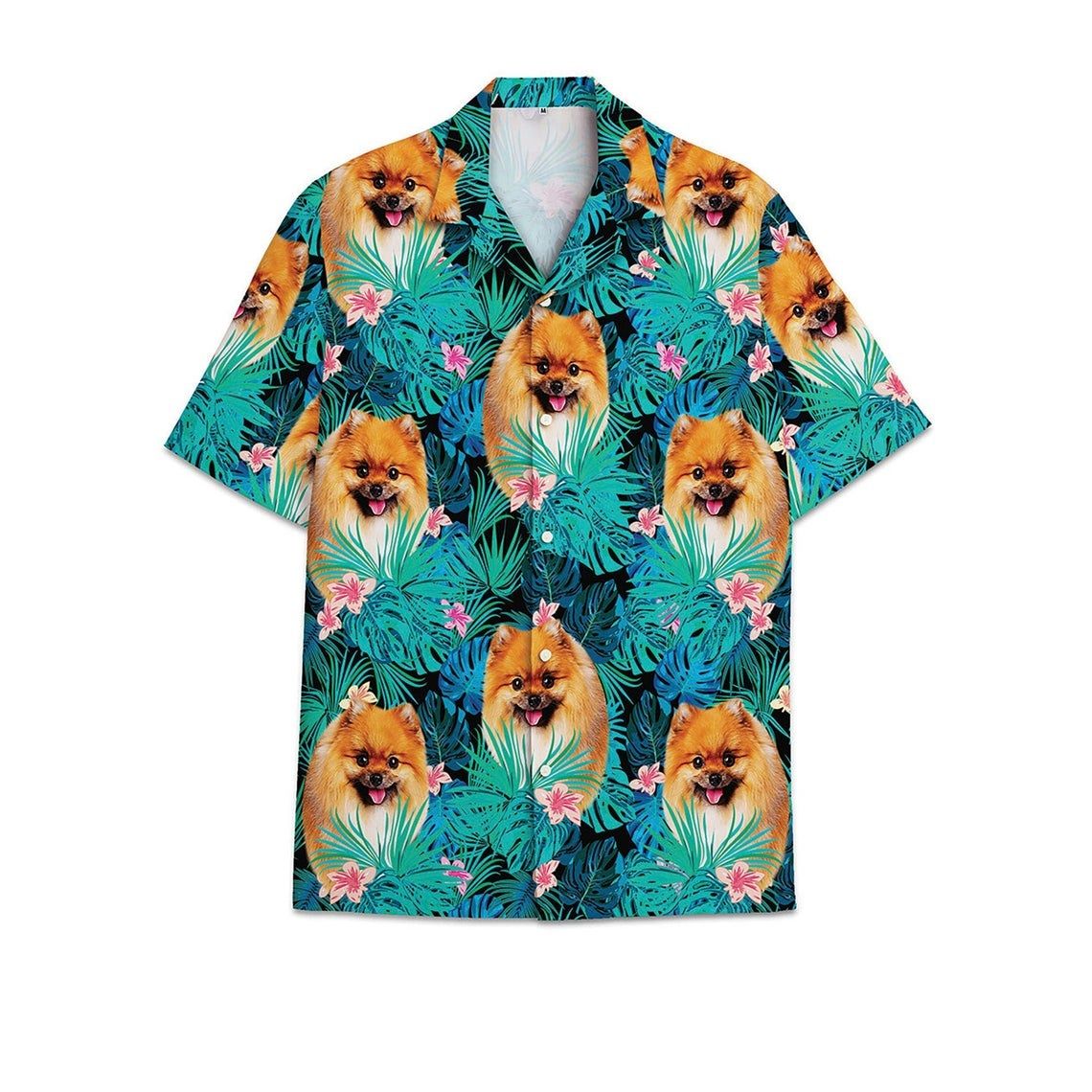 Pomeranian Dog Tropical Hawaii Shirt Ha100660