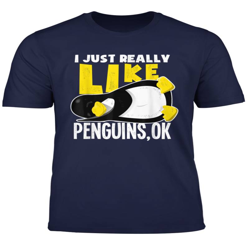 I Only Really Like Penguins For Zookeepers T Shirt