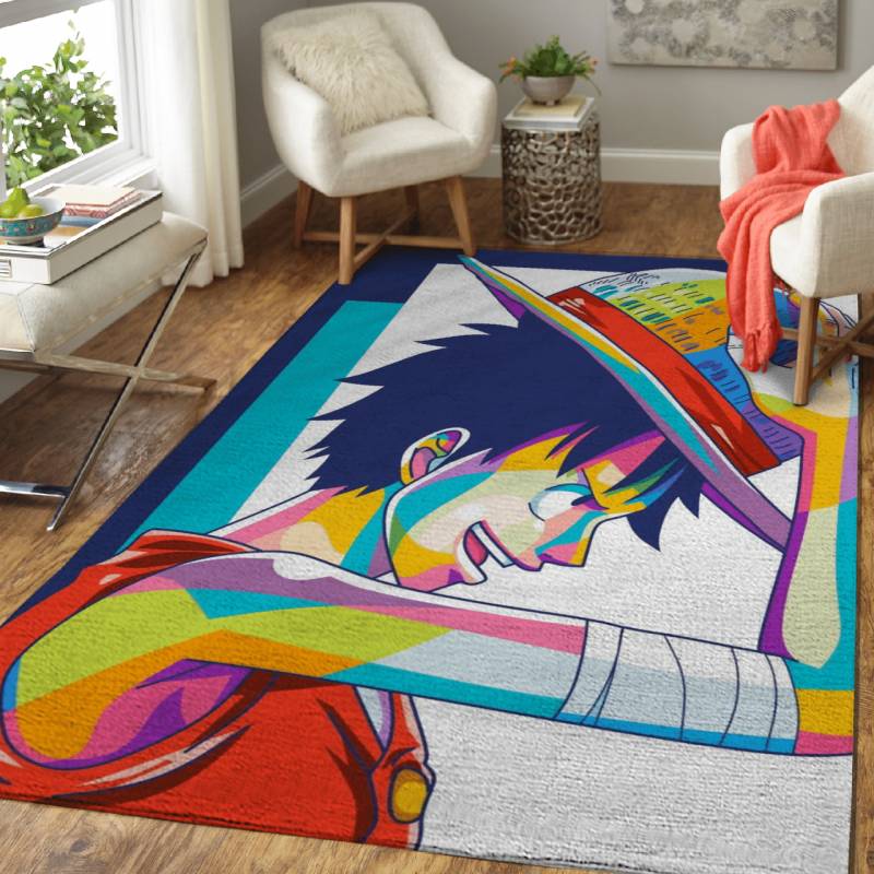 Luffy One Piece Retro Anime Area Rug – Carpet