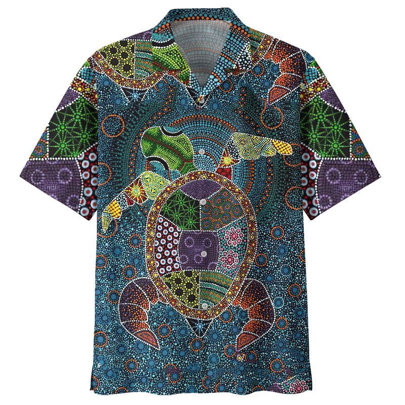 Turtle   Blue Nice Design Unisex Hawaiian Shirt For Men And Women Dhc17063490