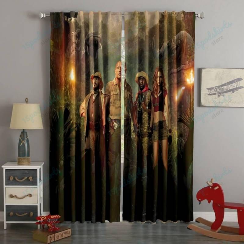 3D Printed Jumanji Style Custom Living Room Curtains