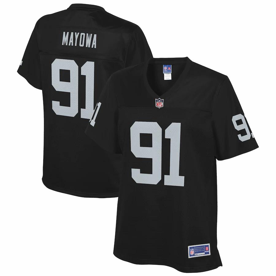 Benson Mayowa Las Vegas Raiders NFL Pro Line Womens Team Player Jersey – Black