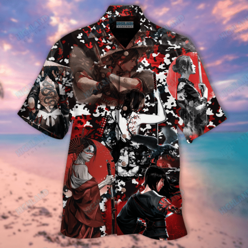 Samurai Girl Hawaii Shirt Unisex Adult Ha50298