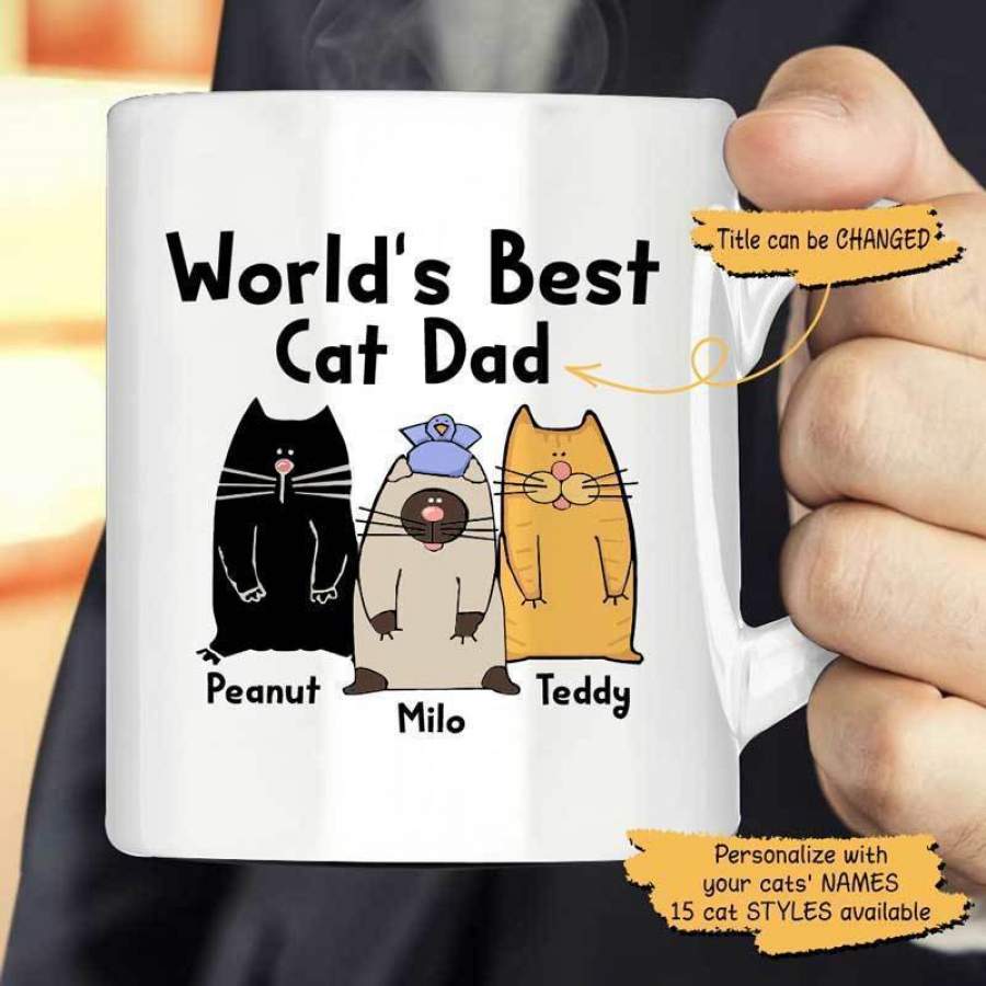 World‘s Best Cat Mom Personalized Mug