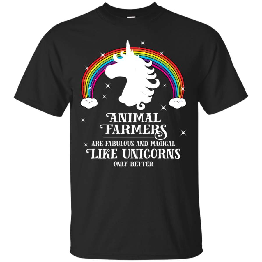 AGR Animal Farmers are Magical Like Unicorns Funny Tshirt Gift