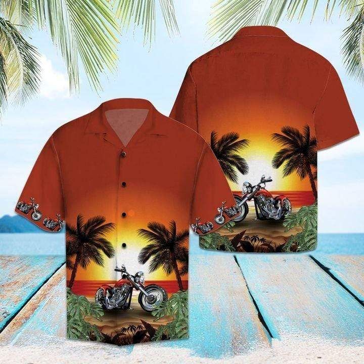 Amazing Legend Motorcycles Hawaii Aloha Shirts V Ha26986