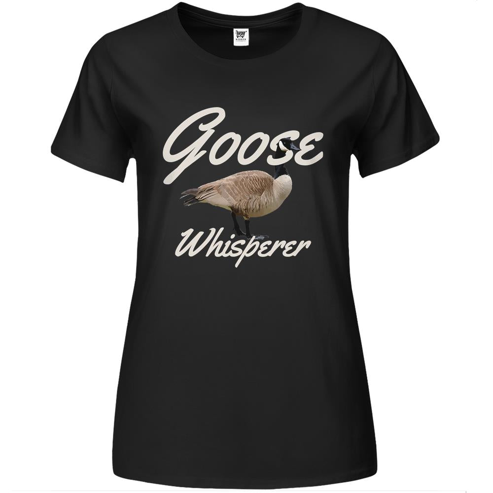 Goose Whisperer Geese Farm Farmer Hunting Hunter Funny Gift Premium Womens T Shirts