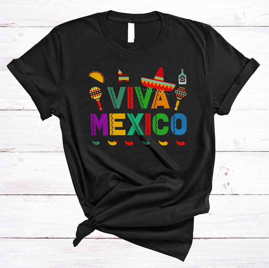 Viva Mexico Cool Mexican Independence Day 15 September 5 Cinco De Mayo Gifts T-Shirt