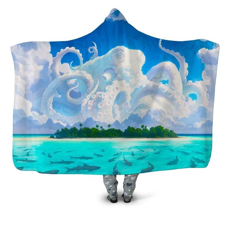 Shark Island Blanket Hoodie