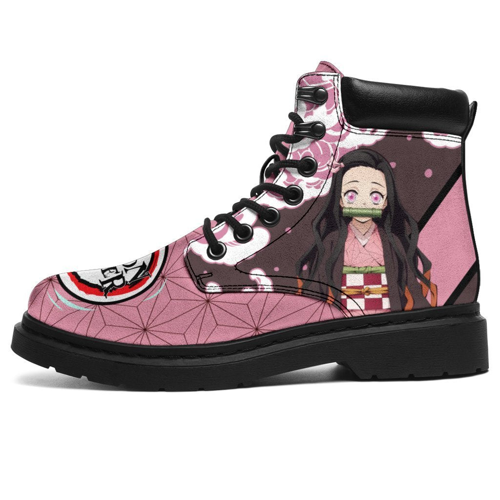 Nezuko Boots Shoes Demon Slayer Anime Fan Gift Tt12