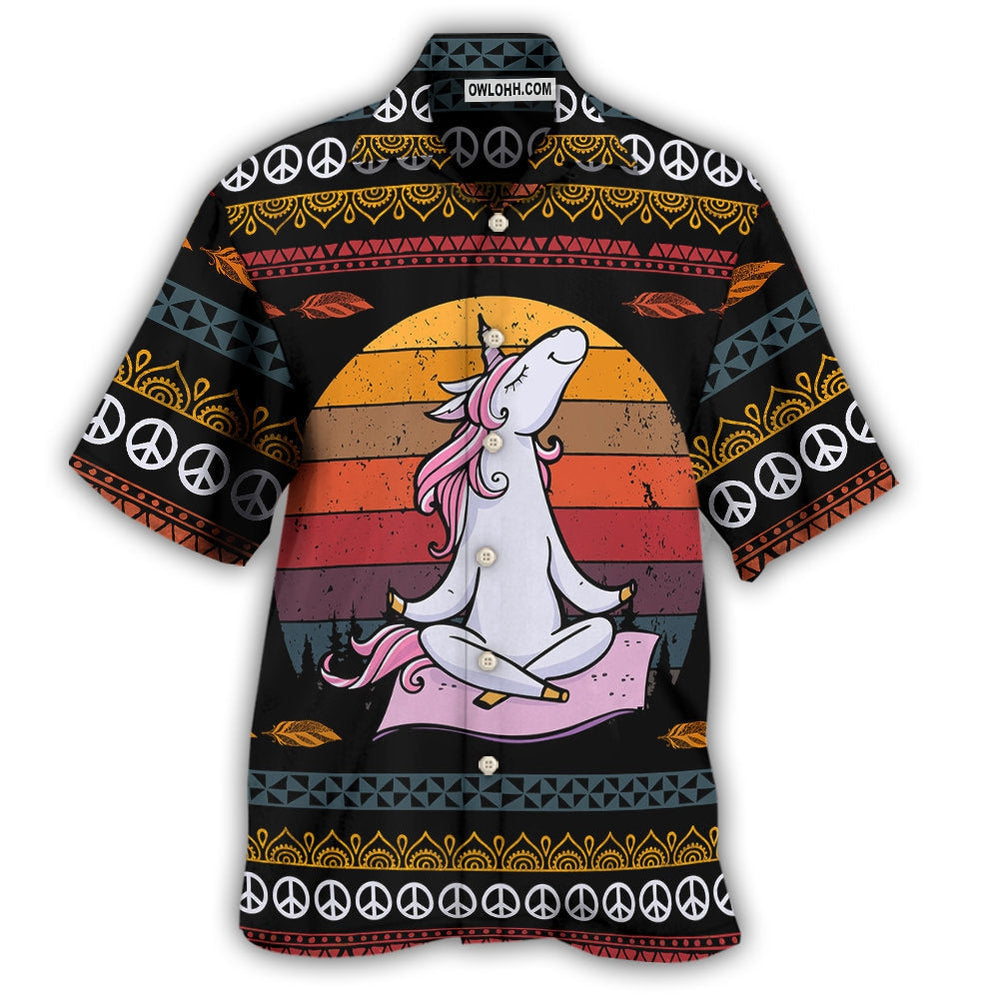 Unicorn Eff You See Kay Why Oh You – Hawaiian Shirt – Owl Ohh