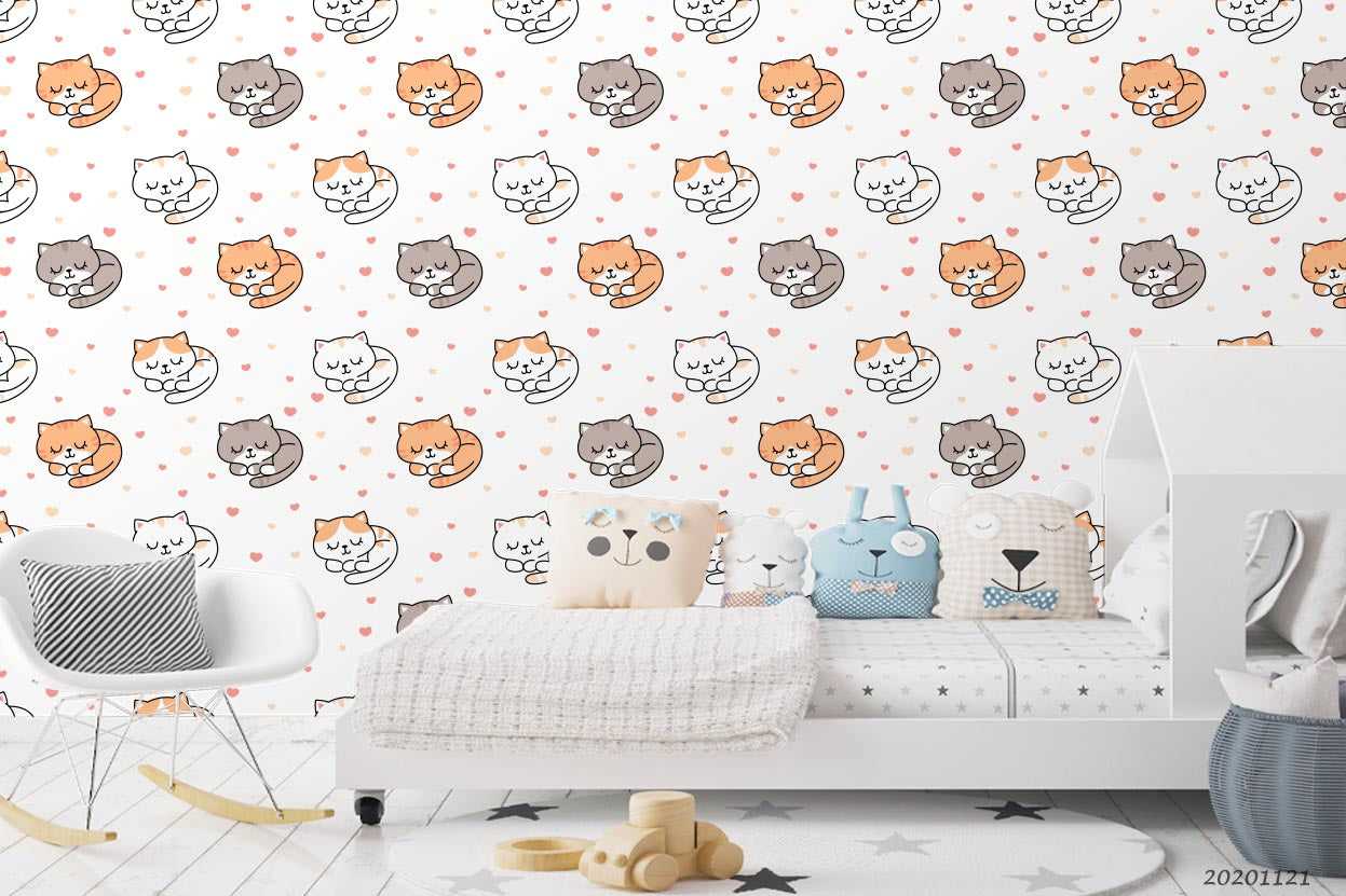 3D Cartoon Animal Dog Wall Mural Wallpaper Lqh 42