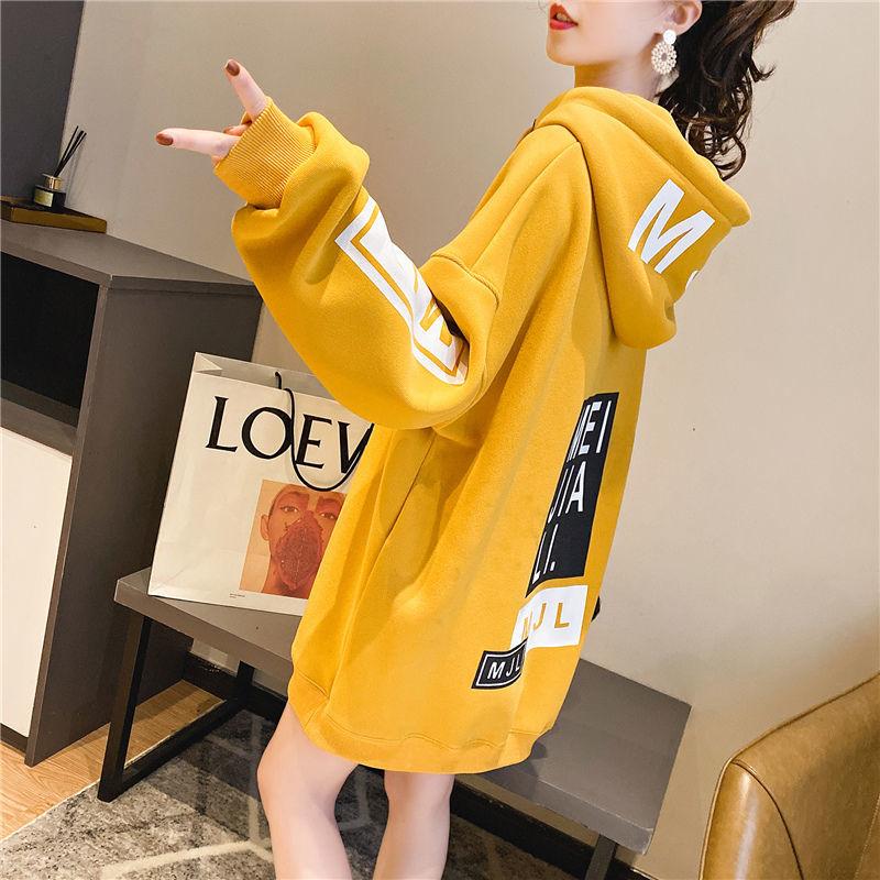 Winter Fleece Thickening Clothes Autumn New Korean Version Of Loose Coat Fashion Aesthetic Hoodies Women’s Sweatshirt Female2022 alx