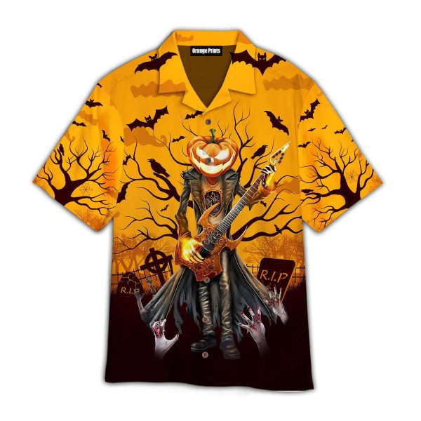 Horror Pumpkin Hallowen Hawaii Shirt For Men Women Ha36060