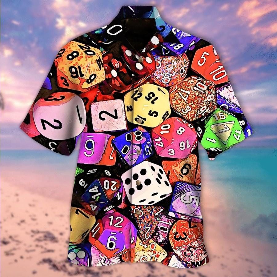 Hawaii Aloha Shirts Always Examine The Dice Ha67743