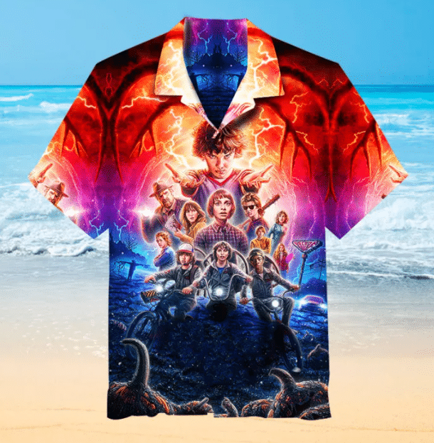 Stranger Things Cool Boy For Man And Woman Print Short Sleeve Hawaii Shirt Ha46808