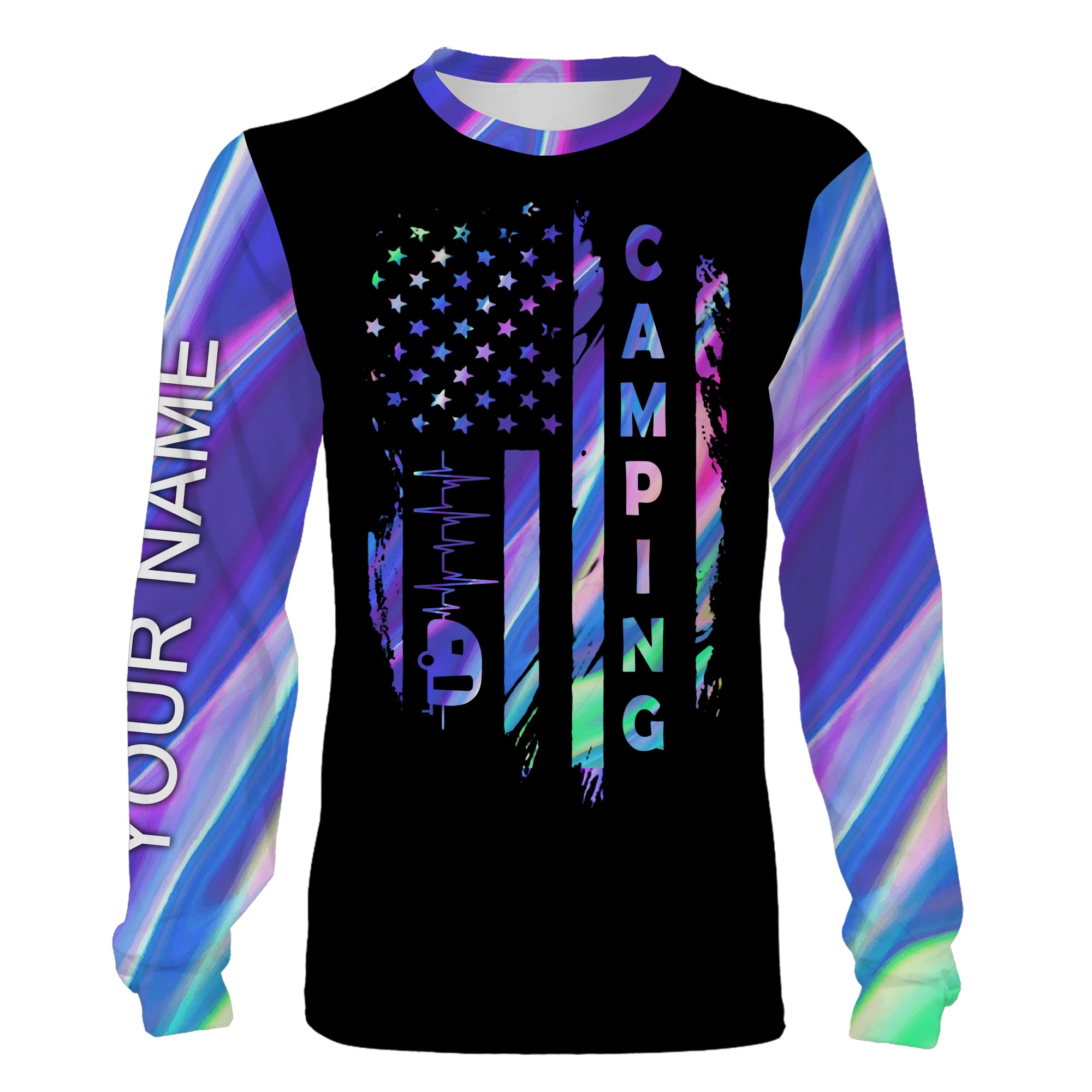 Custom Camping Shirts, Galaxy Camping Girl All Over Print Apparel  FEB21 – IPHW702