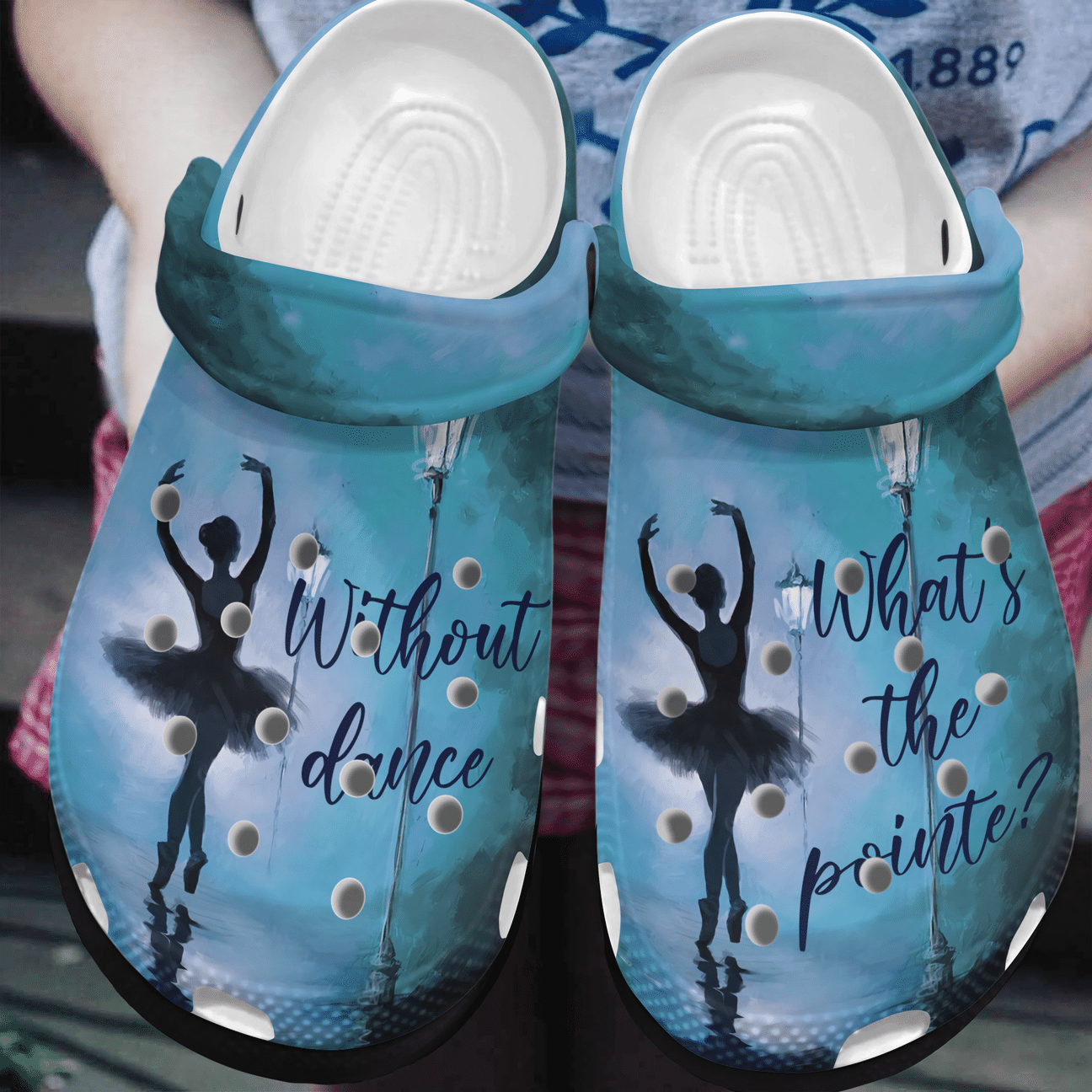 What’S The Pointe? Personalized Clog, Custom Name, Text, Color, Number Fashion Style For Women, Men, Kid, Print 3D