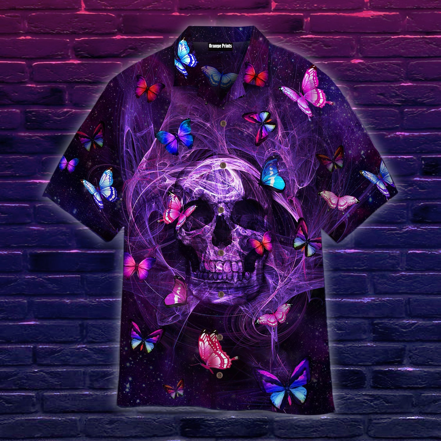 Skull Purple Hawaii Shirt For Men Women Adult Ha66190