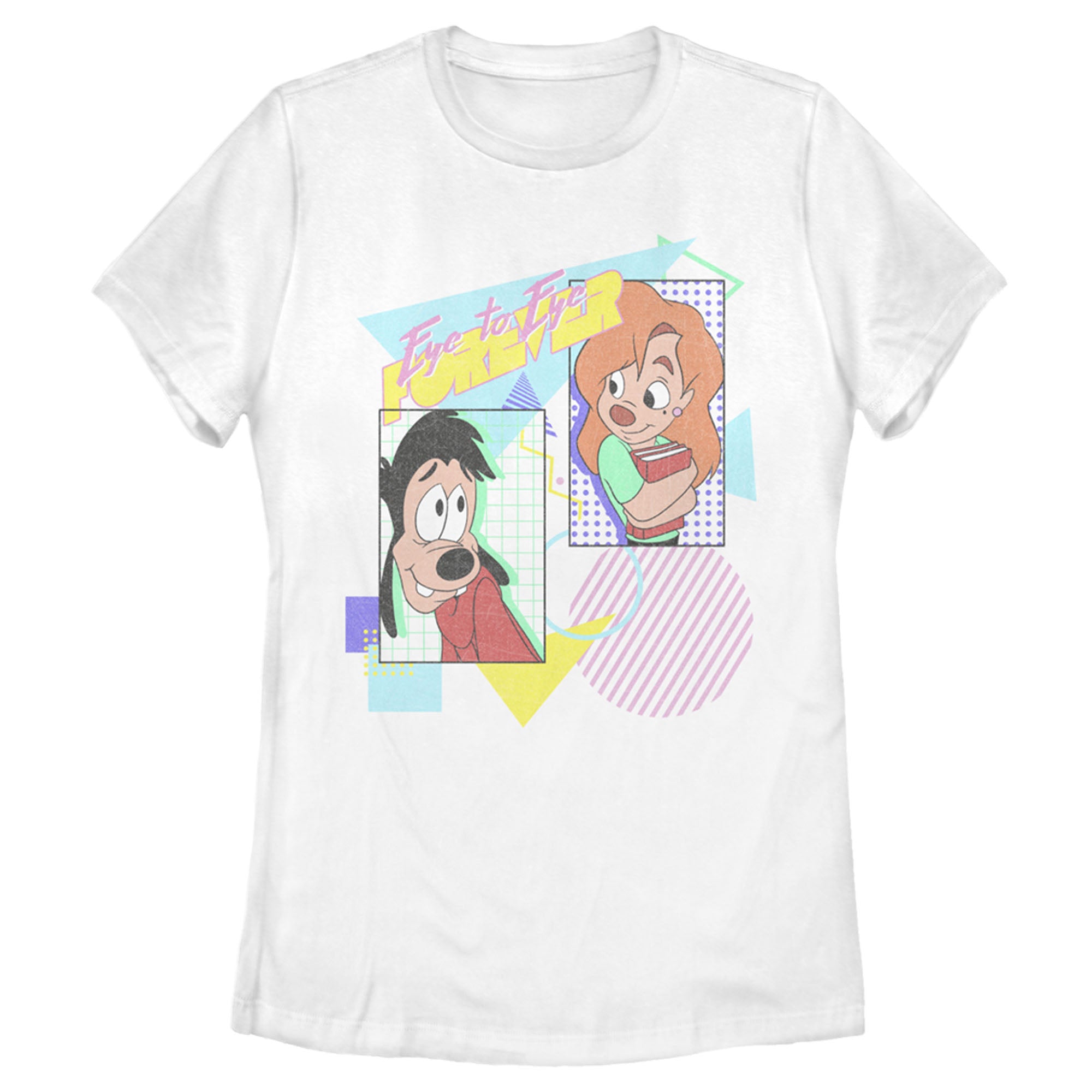 Women’S A Goofy Movie Max And Roxanne Eye To Eye Forever T-Shirt