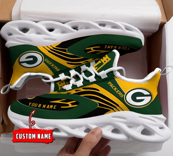 Green Bay Packers Yezy Running Sneakers Art 210