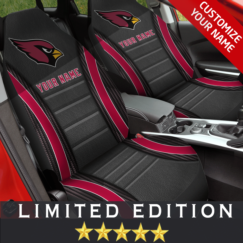 A-Cardinals Custom Car Seat Covers (Set Of 2)