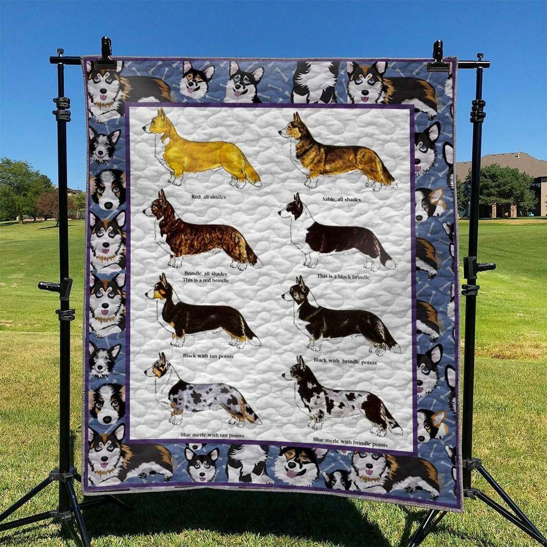 Corgi Dog HUR31181 3D Customized Quilt CAMLI2407