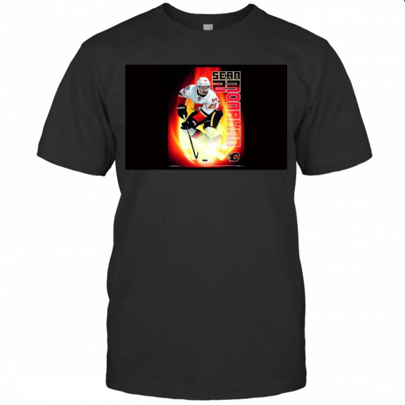 International Calgary Flames Sean Monahan Premium Wall T-Shirt