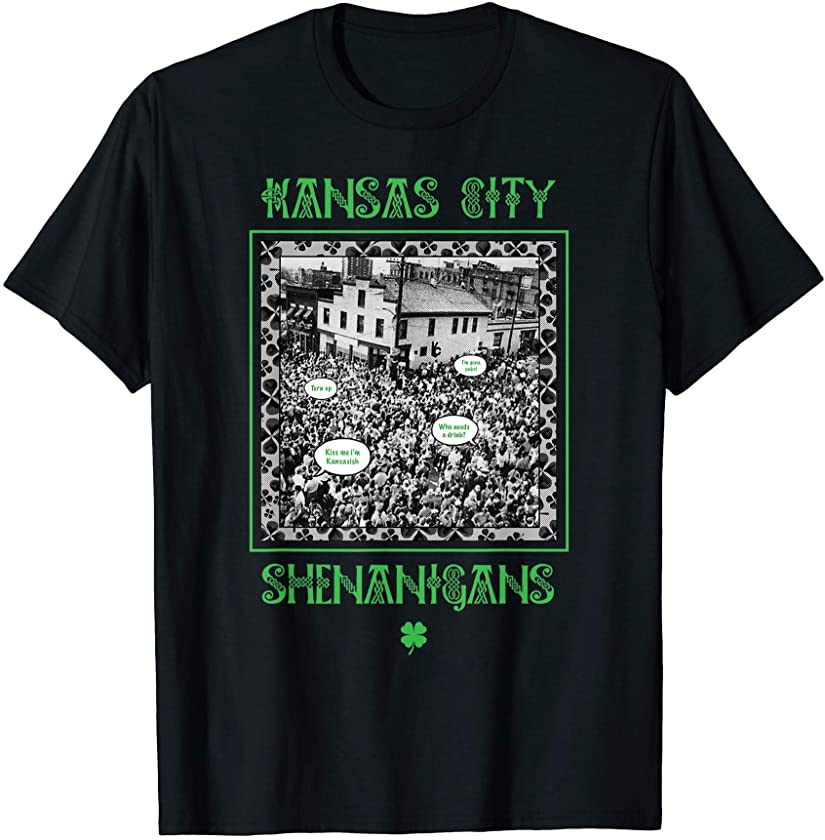 Kansas City Shenanigans KC St Patty’s shamrock T-Shirt