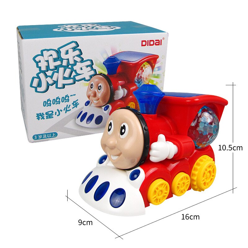 Electric Train Toys For Toddlers With Cool Light&Sound Universal Walking Train Christmas Birthday Gift For Baby 6 to 12 Month alx