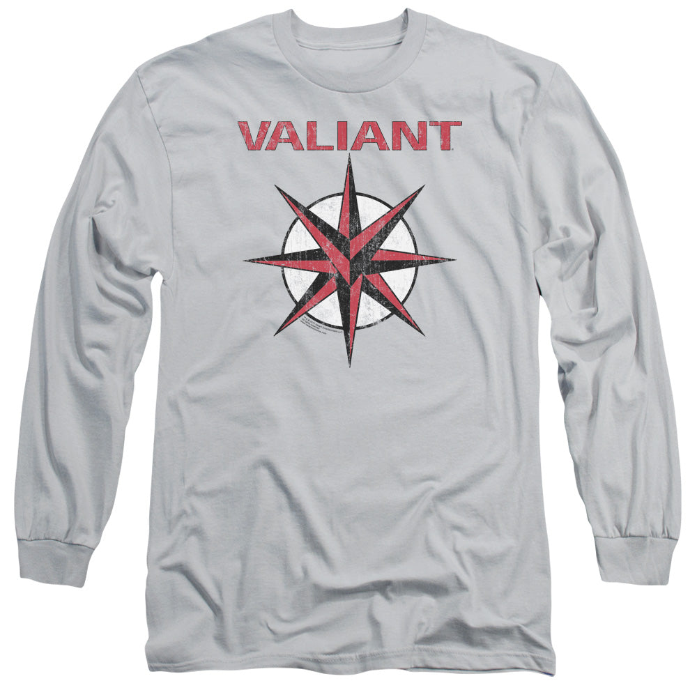 Valiant Vintage Valiant Mens Long Sleeve Shirt Silver