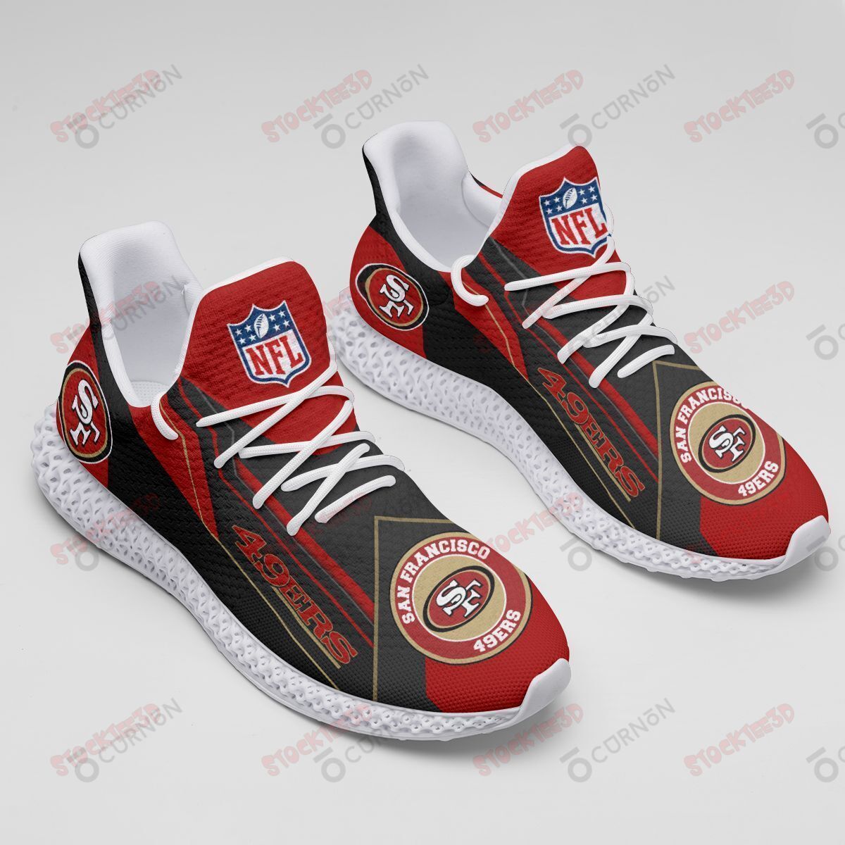 San Francisco 49Ers 4D Future Sneakers 83