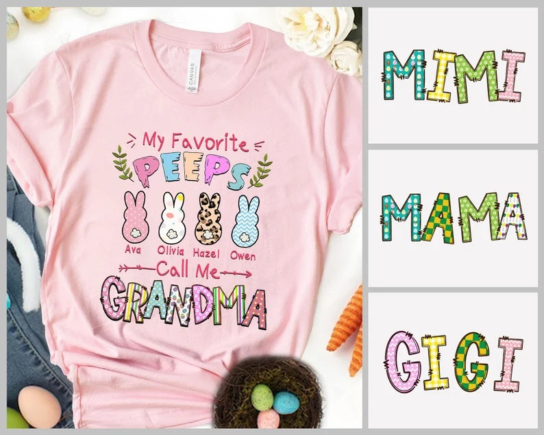 Grandma Shirt, Adult Easter Shirt, Women Easter Shirt, Grandma Easter Shirt, Cute Easter Shirt, Easter Bunny, Matching Family Easter Outfits