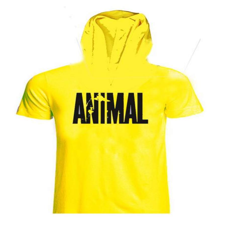 Animal Gyms Clothing Bodybuilding Hoodies Men Fitness Sweatshirts Men Hooded Tracksuit Sportswear t shirt