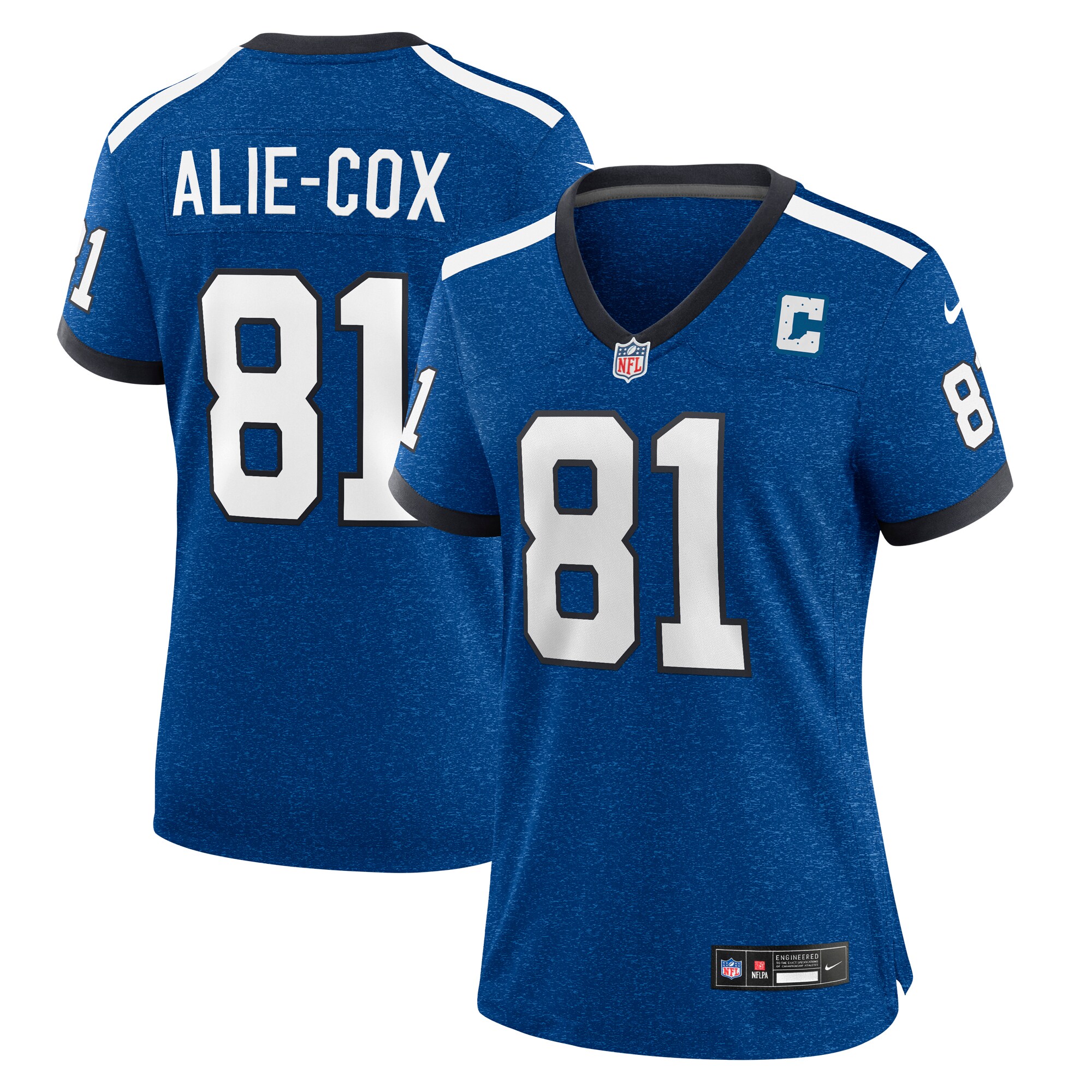 Mo Alie Cox Indianapolis Colts Women's Indiana Nights Alternate Game Jersey – Royal