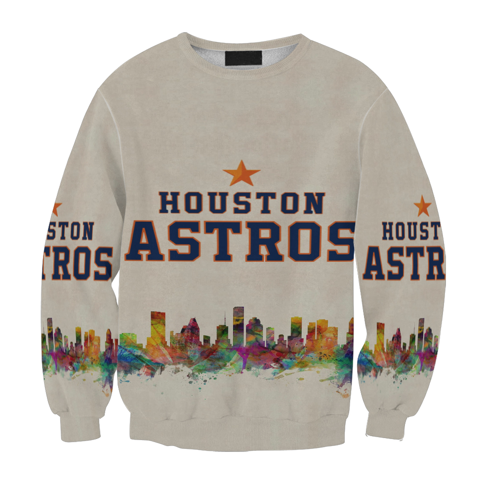 Houston Astros City Colorful Gift For Fan 3D Full Printing Sweatshirt