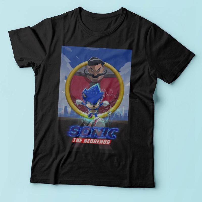 Dr Eggman N Sonic The Hedgehog Poster Men’S T Shirt