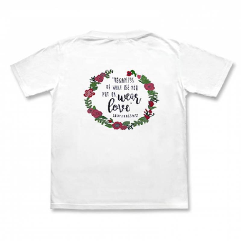 Wear Love Floral T-Shirt Back