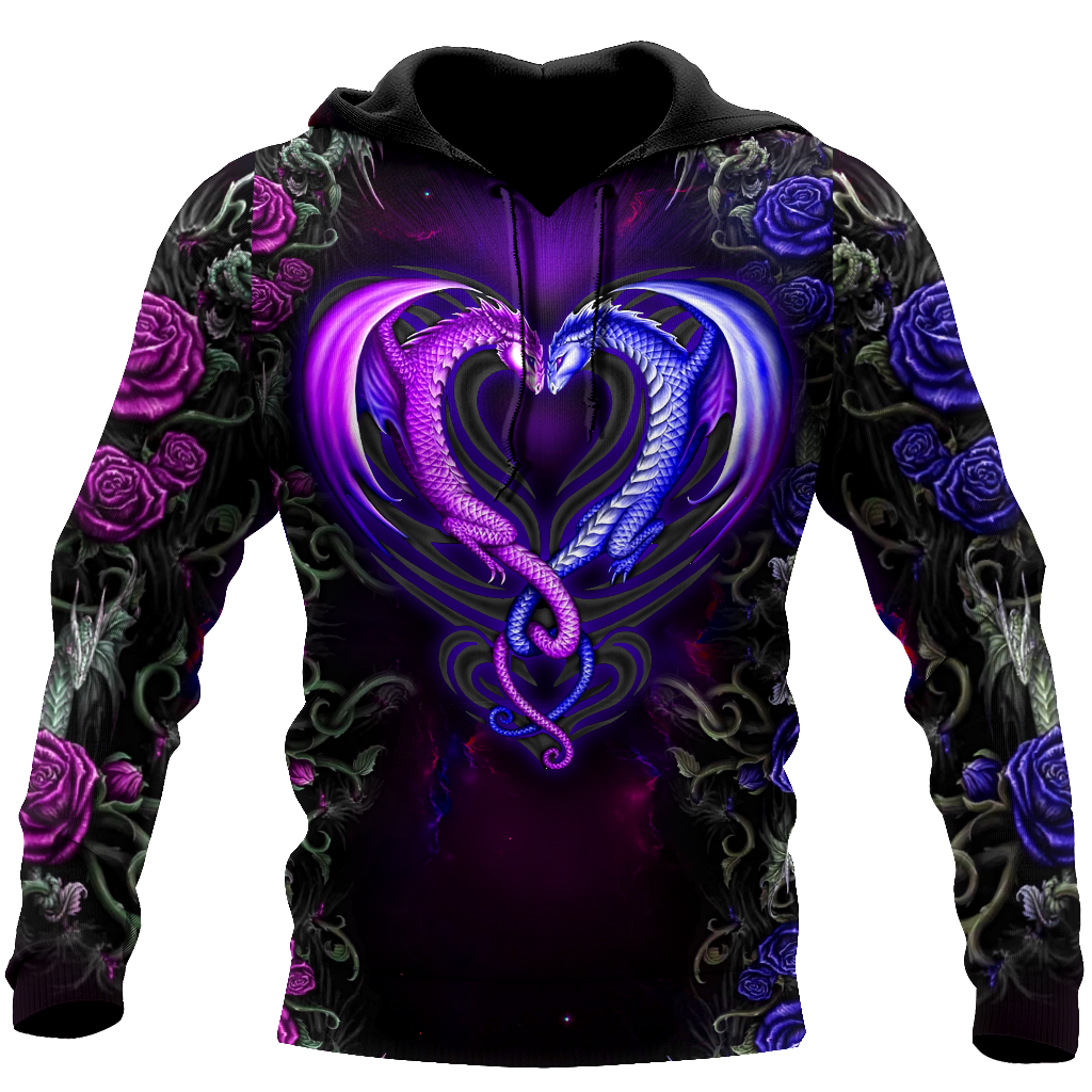 Dragon Couples 3D All Over Print | Hoodie | Unisex | Full Size | Adult | Colorful | HT6433