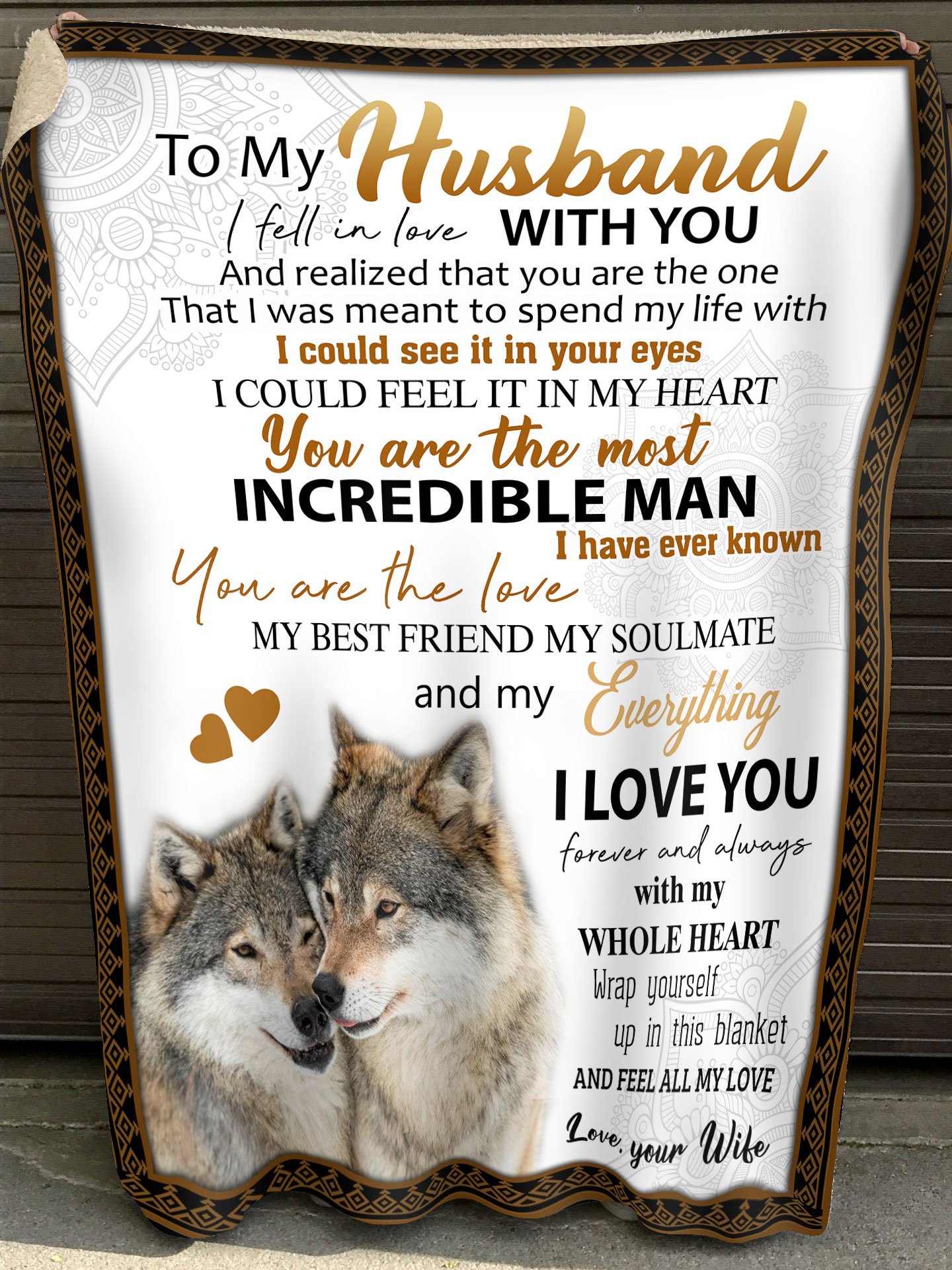 To My Husband You Are The Most Incredible Man, Fleece Blanket – Quilt Blanket, Gift For Couple, Gift From Wife To Husband, Home Decor Bedding Couch Sofa Soft And Comfy Cozy