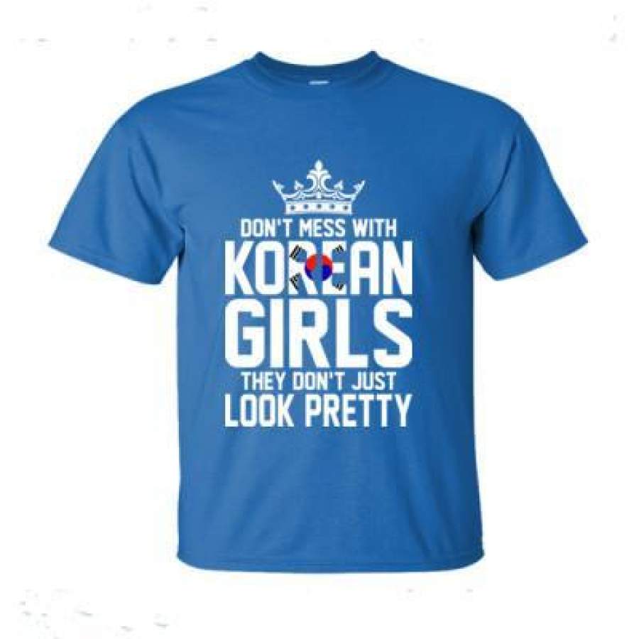 AGR Dont Mess With Korean Girls They Dont Just Look Pretty – Ultra-Cotton T-Shirt