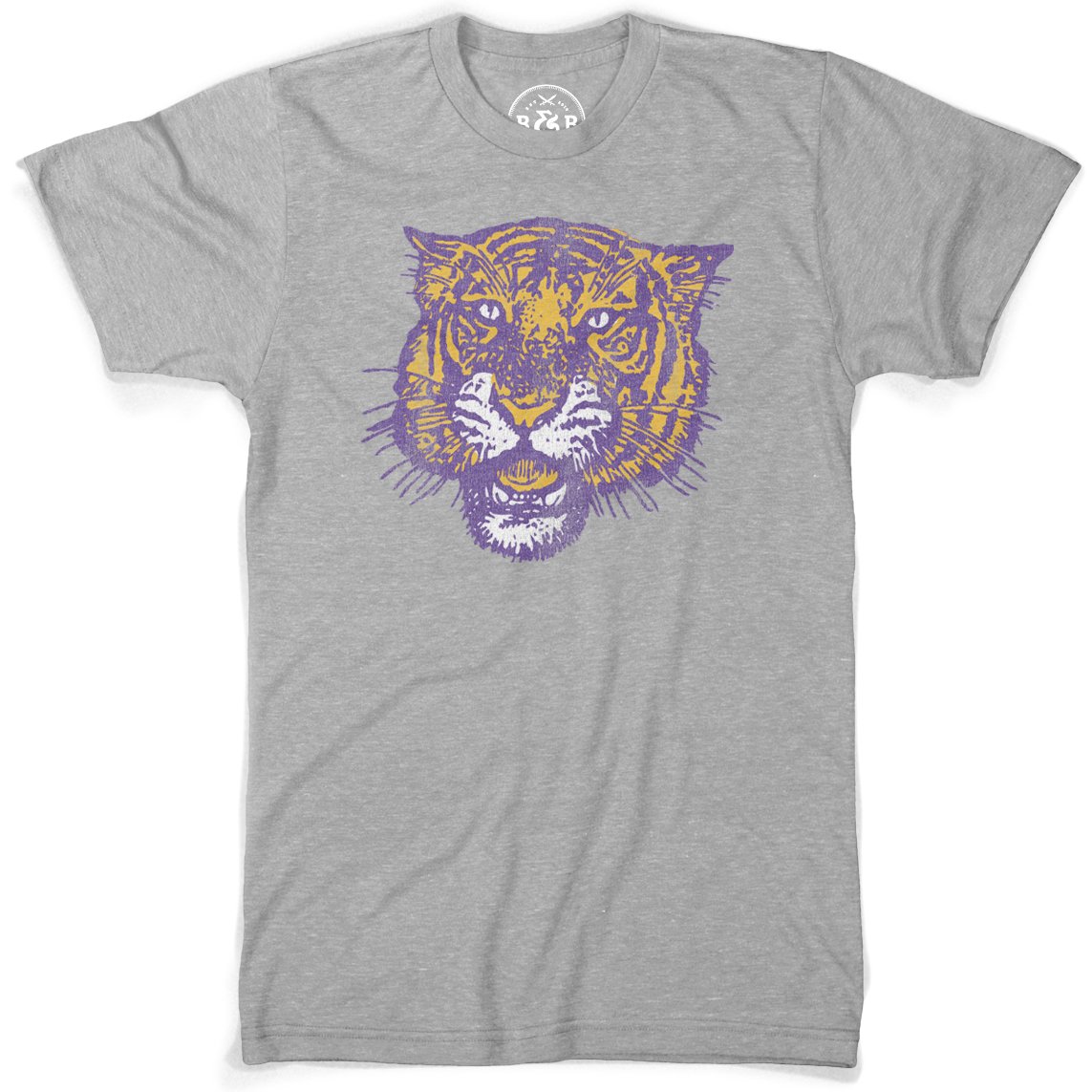 B&B Dry Goods LSU Tigers 78 Tiger Tri-Blend T-Shirt – Grey