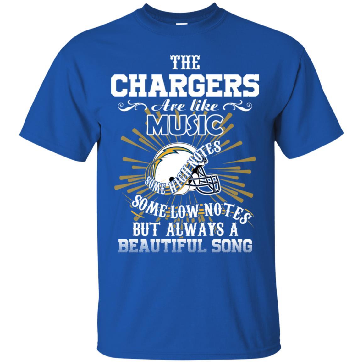 The Los Angeles Chargers Are Like Music Tshirt For Fan