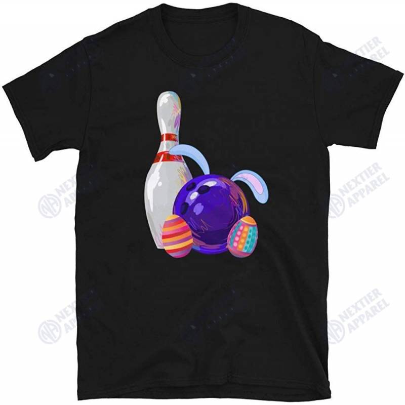 Bowling Easter Bunny Egg 2020 For Kids Boys Girl Unisex T-shirt