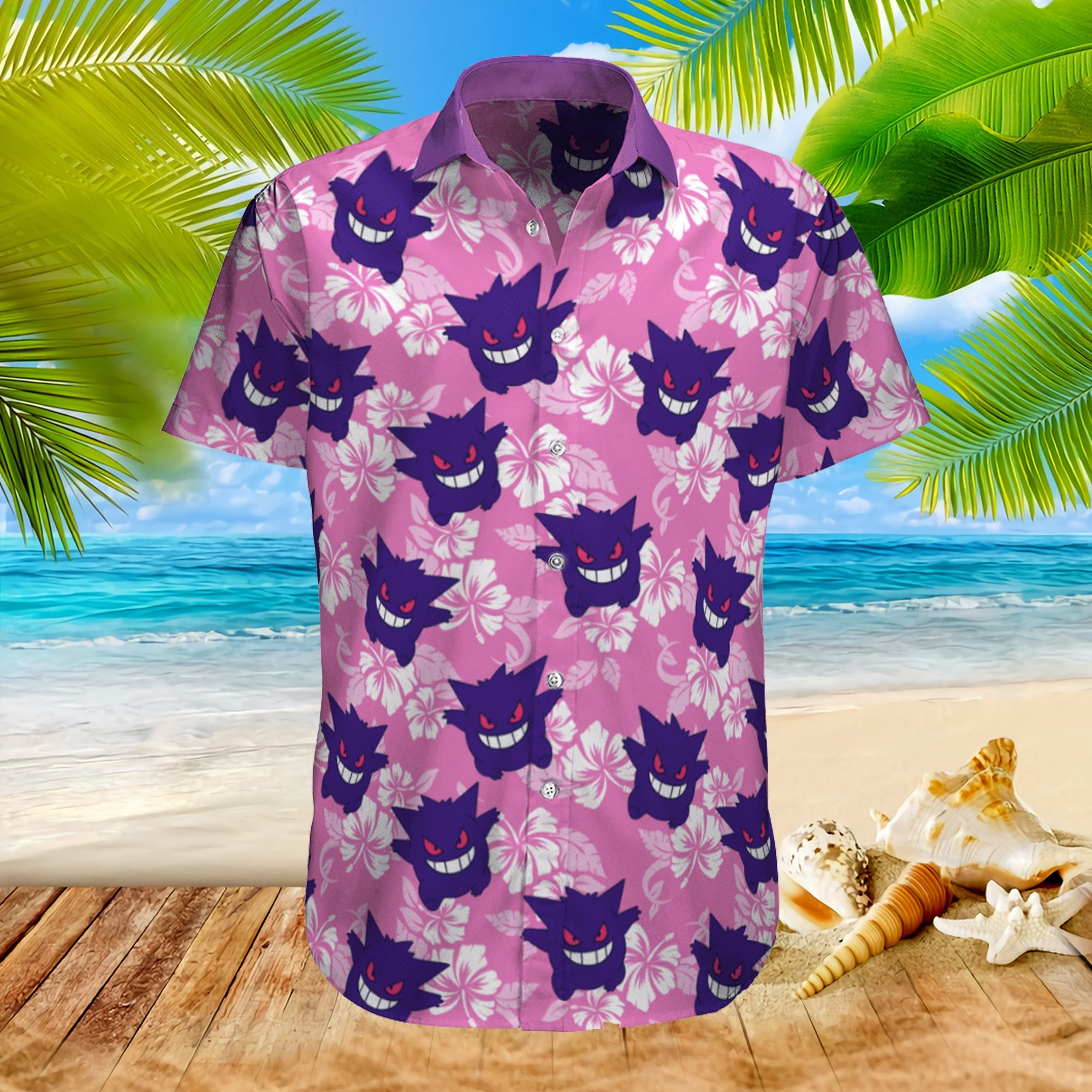 Gg Pkm Hawaiian Shirt Ha8085