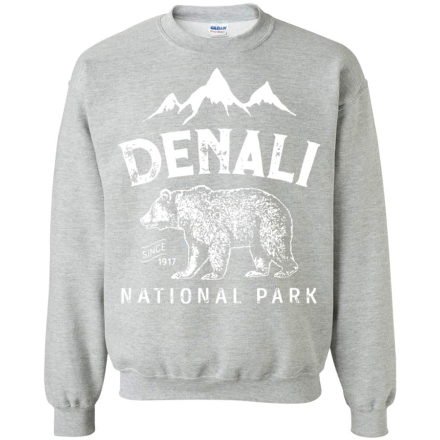 Denali National Park and Preserve US Alaska Vtg Sweatshirt T-Shirt